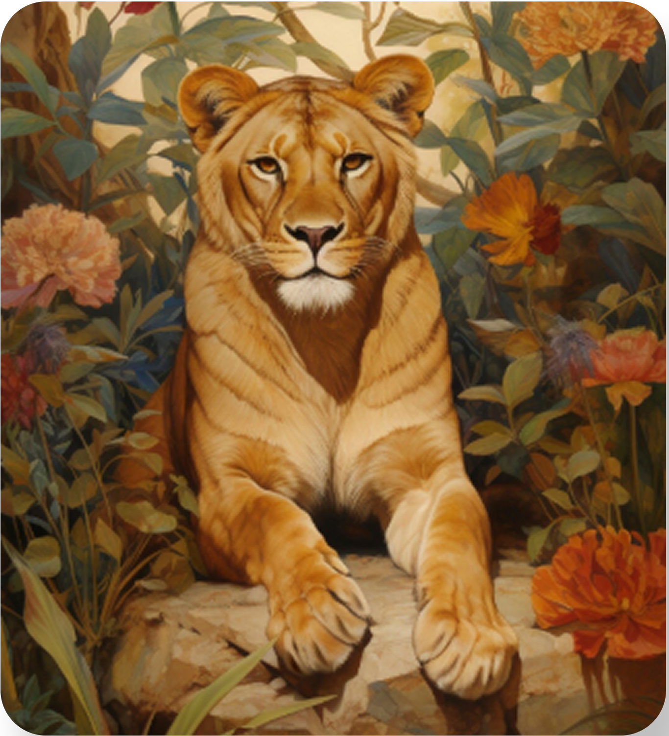 Golden Stripes in the Bloom