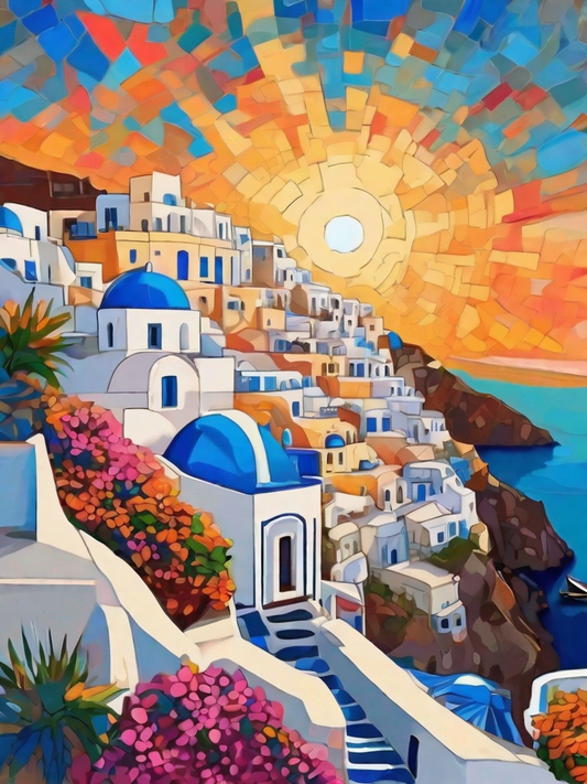 Strokes of Santorini